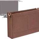 Lckaey Purse Organizer - bag Organizer Insert for 19 26 Renovation of washing bag 3076coffee-S