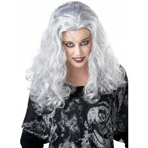 White Wig Fluffy Synthetic Halloween Costume Party Hair Wigs
