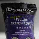 beaniac Organic Full On French Roast, Dark Roast, Single Serve Compostable K Cup Coffee Pods, Organic Arabica Coffee, Keurig Brewer Compatible, 72 Count