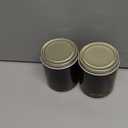 6 Pack 8Oz Glass Jars with Lids, Amber Glass Jars with Lids, Small Glass Jars for Canning, Food Storage, Spices, Liquids, Herbs, Homemade Cosmetics, Leak Proof & Dishwasher Safe Candles Jars