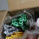 10 PCS Outdoor Christmas Decorations, 9 Inch Giant Inflatable Snowflake Christmas Ornaments Ball/Orbs, Large Holiday Ornaments Decor for Front Door Yard for New Year Festive4 Color