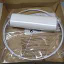 White Lamp shade, Drum Lamp Shade for Table Lamps Floor Lamp, 13" Top X 13" Bottom X 10" High White Large Line Fabric Lamp Shade, Easy Assembly Replacement Lampshade