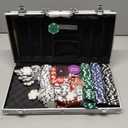 Spin Master Games, Cardinal Classics, 300-Piece Poker Set with Aluminum Carrying Case & Professional Weight Chips & Poker Dice, for Ages 8+