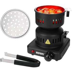 MRPAPA Electric Charcoal Starter, Electric Stove ETL Approved Durable Multipurpose Electric Stove,Overheat Protection Coconut Coals Burner