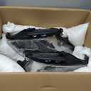 Headlights Assembly Compatible with 2006 2007 2008 2009 Ford Fusion OE Style Head Light Headlamp Pair, Chrome Housing