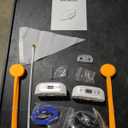 GPS Wireless Dog Fence System for 2 Dog, Electric Satellite Technology Pet Containment System by GPS Signal Boundary Pets with Waterproof & Rechargeable Collar Receiver (White)