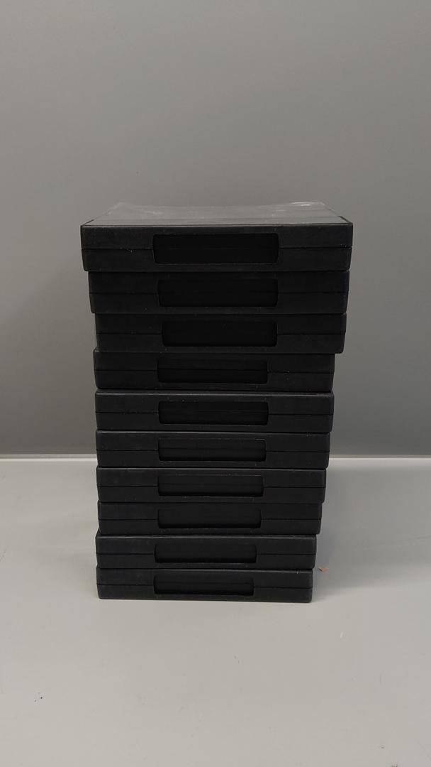 10 Black 10 Disc DVD Cases 10 Pack