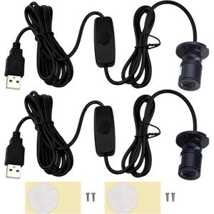 2Pcs LED Spotlight, 6.6 Ft 5V 1W Rotatable Dimmable Mini USB Spot Light with Adhesive, Fit for Cabinet Porch Painting Picture Plants Jewelry Showcase Model Display Shelves (Natural Light 4000K)