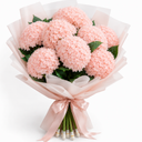 Pack of 4x12= 48 pcs Flowers Real Touch 3 Ft Lifelike Hydrangea Flower for Home Wedding Office Party Living Room Decoration (Baby Blue)