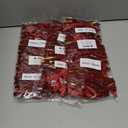 3 x 32pcs Velvet Bows for Christmas Tree Decorations, Pre-Tied Christmas Velvet Bows for Wreaths, Gift Wrapping, Garland, Fireplace Decor. (3/8" W, 5 * 7in) (Burgundy)