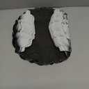 MCEAST 100 Pack Round Black Paper Doilies 13.5 Inches Lace Paper Place Mats Rustic Scallop Doily Disposable Table Pads for Food Cakes Crafts Party Weddings Tableware Decor