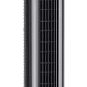 Comfort Zone 32-Inch Oscillating Tower Fan Ultra-Slim Bladeless Design with 3 Speeds, 90 Wide Oscillation & Built-in Carry Handle Quiet Portable Standing Fan for Bedroom, Home, or Office, Black
