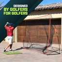 GoSports Golf Practice Hitting Net - Choose Between Huge 10 x 7 ft or 7 x 7 ft Nets - Personal Driving Range for Indoor or Outdoor Use - Designed by Golfers for Golfers