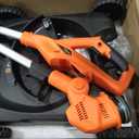 18.9" Cordless Lawn Mower, String Trimmer & Wheeled Edger 3-in-1 Combo, Brushless 2 * 4.0Ah Batteries, 3 Blades, Adjustable Height & Angle Electric Weed Eater and Lawnmower