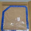 HRFFOE Upgraded Transmission Oil Pan Gasket Fit for GM Turbo 350, Compatible with Moroso 93102, High-Durometer Vulcanized Rubber with Internal Steel Shim for Better Sealing and Durability