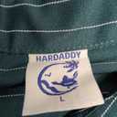Hardaddy Men's Casual Striped Shirts Button Down Short Sleeve Blouse Summer Hawaiian Shirt L