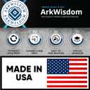 Large 18-Inch by 10.6-Inch United States American Flag Sticker Latex Optimized 4.5 MIL Vinyl Exterior Bumper Decal Stickers | USA Flag Sticker | United States Flag Decal