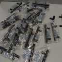 30 Pack Black Cabinet Pulls, 3 Inch Hole Centers Stainless Steel Round T-Bar Handles, 5" Overall Length Kitchen Drawer Pulls Hardware for Cupboard Wardrobe Closet Nightstand