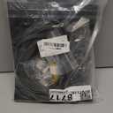 Window Screen Repair Kit, 48"x118" Screen Door Mesh Replacement Kit, Durable Fiberglass Black Window Screen kit with Tools, Rolling, Hook, Spline, Clips for Windows Doors Patio and Porch