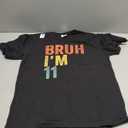 Bruh I'm 11, 11th Birthday Boy 11 Years Old Birthday T-Shirt, S