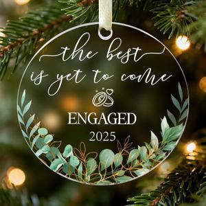 Engagement Gifts for Couples 2025 for Newly Engaged Couples, Women, Fiance, Engagement Party Gift for Fianc & Bride to Be, Just Engaged Ornament 2025- Stocking Stuffers for Women