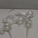 10 Pcs Clear Plant Watering Globes,Plastic Self-Watering Bulbs,Flower Automatic Watering Device,Garden Waterer for Plant Indoor Outdoor (5 Large+5 Small)