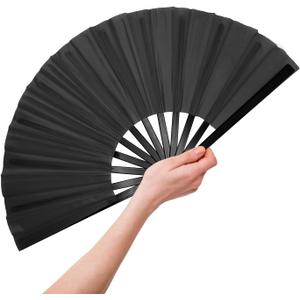13" Hand Fan, Fans For Line Dancing, Hand Fans For Women Foldable, Boots On The Ground Hand Fan for Raves, Concerts, Performances, Parties, Church – Boots on the Ground Popping Fan for Women & Men