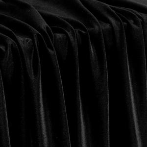 KKJIAF Black Stretch Velvet Fabric 60 Inch Wide, 2 Yard Soft Stretchy Fabric for Sewing Clothes, Apparel, Costume, Crafts - 90% Polyester 10% Spandex