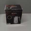 Huogary Milk Frother, Milk Frother and Steamer for Milk Foam & Hot Milk(4.5oz/10.5oz), Electric Milk Frother and Warmer for Homemade Latte, Cappuccinos, Macchiato, 120V, White