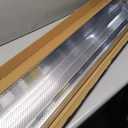 5" Gutter Guard,25 Pcs 100 Ft Heavy-Duty Aluminum Mesh Leaf Guards with Screws for 5" Gutters Leaf and Debris Protection.