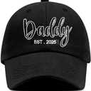 ZVUZVO Embroidered Mom and Dad Hats for Women Men, Adjustable Parents Gifts for Couples