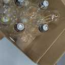 12-Pack Vintage 7W ST58 LED Edison Light Bulbs 60W Equivalent, 850Lumens, 3000K Soft Warm White, E26 Base LED Filament Bulbs, CRI90+, Antique Glass Style Great for Home, Bedroom, Office, Non-Dimmable