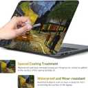12.1-15.6 Inch Laptop Skin Decal, Universal Reusable Vinyl Cover Sticker for Notebook PC, Waterproof Art Protector - Terrace of The Cafe