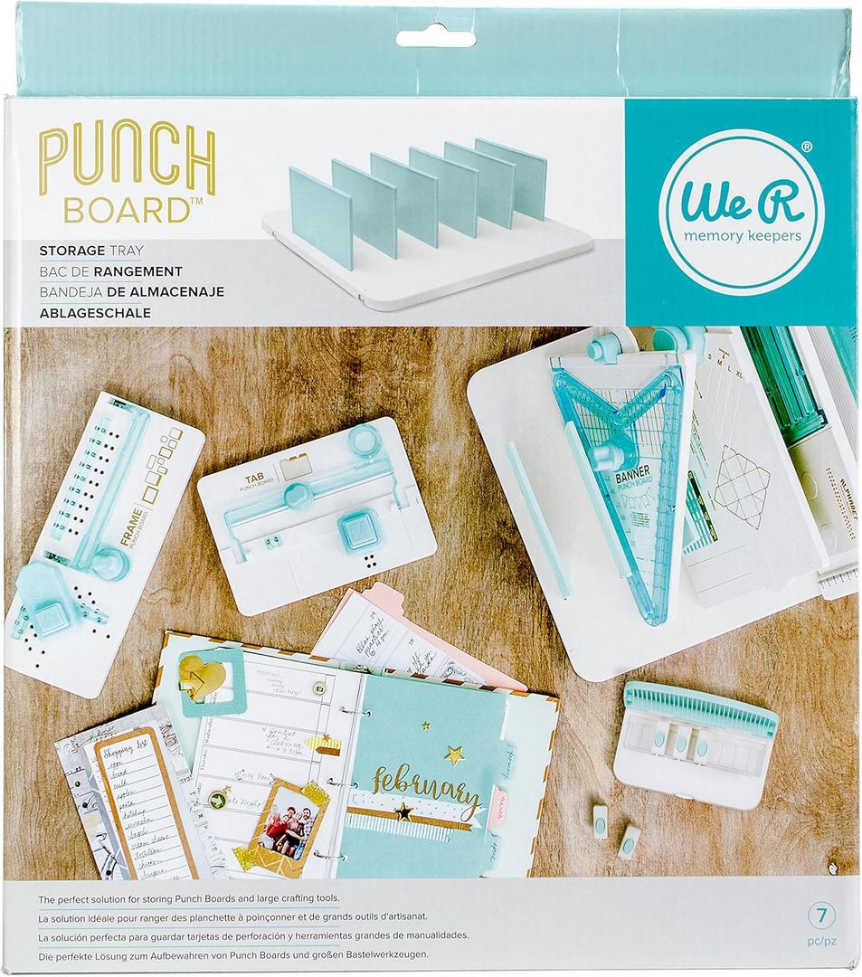 We R Memory Keepers Punch Board-Storage