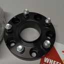 KSP 6X5.5 Wheel Spacers for Silverado Sierra,1.5"(38mm) Real Forged Spacers with 78.1mm Hub Bore M14x1.5 Studs fit for Tahoe Avalanche Express Suburban Sierra Yukon (black)