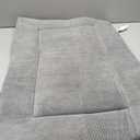 WESTERN HOME Dog Bed for Crate, Medium/Large Dogs Crate Bed with Soft Wavy Plush Comfortable Anti-Slip Kennel Pad Washable Pet Beds Mat for Dogs & Cats, Grey (36.0"L x 23.0"W x 1.2"Th)