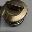 Kwikset 660 Deadbolt Deadbolt Lock, Antique Brass Round Exterior Keyed Front Entry Door, Pick Resistant SmartKey Rekey Security, Single Cylinder Dead Bolt, with Microban Protection