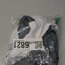 Sneaker Drying Bag, Shoe Dryer Mesh Bags, Sneaker Wash & Dry Net Bag for Dryer, Large HoneyComber Mesh Laundry Bags with Zipper and Strap for Most Dryers Door, 15.7"x13.8" (White & Grey) (2pcs)