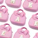 YOOLIFE Personalized Gifts for Girls Kids - Girls Kids Crossbody Bag Purse | Initial Pink Purses for Girl Kid Toddler Wallet, 3 4 5 6 7 8 Year Old Girl Birthday Gifts for Daughter Sister Pink B