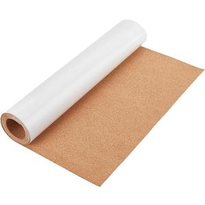 BENECREAT 78x16 Inch Self-Adhesive Cork Roll 1mm Thick Backed Cork Boards Mat Strong Self-Adhesive Corkboard for Wall Furnitures Decoration, DIY Projects