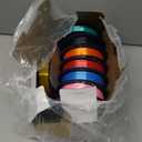 JAYO Silk PLA Filament Bundle 1.75mm, Silk 3D Printer Filament Bundle Multicolor, Individually Vacuum Packed, 8 Pack, Shiny Silk 2KG in Total, Light Gold+Silver+Black+Blue+Red+Green+Orange+Pink