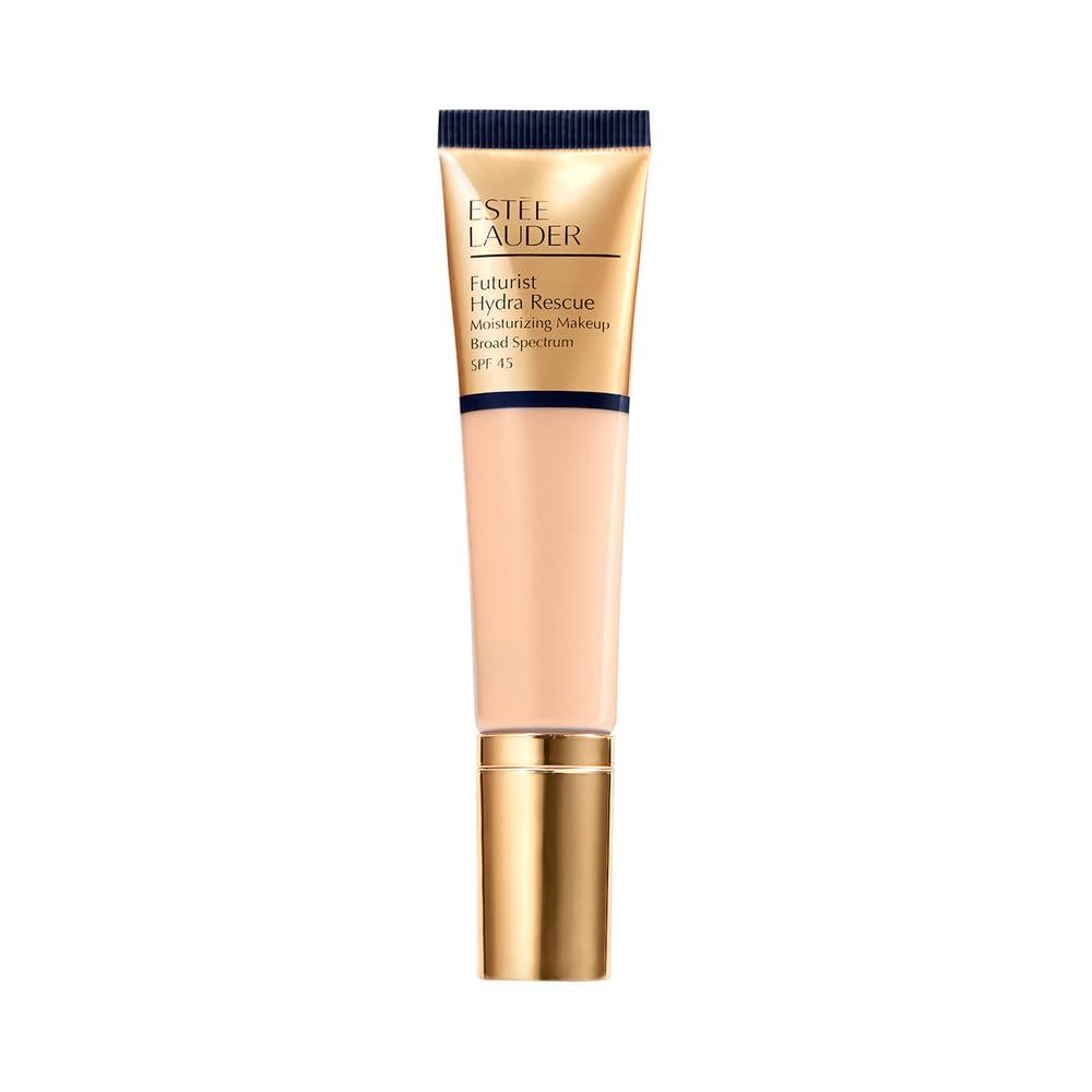 Este Lauder Futurist Hydra Rescue Moisturizing Foundation SPF 45 for a 12-Hour Glow, 1.2 Fl Oz (2N1 Desert Beige - Light-medium with neutral undertones)