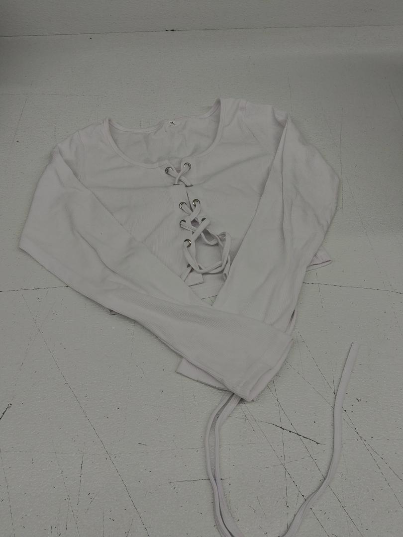 Crop Top M (No Brand), White