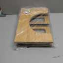 AmazerBath 8.5 Inches Bamboo Toilet Stool Squat for Adults, Collapsible Poop Stool for Bathroom, 0.79" Thickness Squatting Potty with Non-Slip Strip, Space-Saving, Natural Color