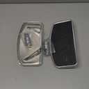 Motorcycle Rear Passenger Floorboard 360 Degrees Angle Foot Rest Pegs For Harley Sportster 883 1200 Dyna (Chrome)