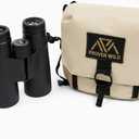 Bino Harness Binocular Harness Chest Pack Made of Waterproof 900D Nylon | Binocular Harness for Hunting Case with Adjustable Shoulder Straps, 2 Mesh Pockets, and Zipper Back Pocket