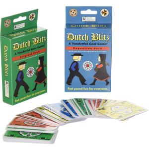 Dutch Blitz: Original and Expansion Combo, Fast Paced Card Game, Fun for Everyone, Great Family Game, Combine Packs to Play With 2-4 Players, For Ages 8 and Up