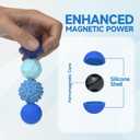 Magnetic Sensory Balls Fidget Toys for Adults&Teens, Stress Relief Silicone Sensory Toys for Autism ADHD Anxiety, Fun Textures Gadgets,Office Desk Toy,Easter Basket Stuffers for Teens Women Men Gift
