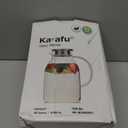 Karafu 68 Oz/2 Liter Glass Pitcher with Lid, Heat Resistant Water Jug for Hot/Cold Water, Ice tea and Juice Beverage