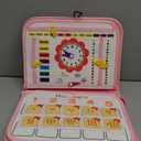 Montessori Toy Busy Book for Toddlers 1-3, Birthday Gifts for 1 2 3 Year Old Girls, Travel Activity Book & Sensory Learning Toy 1 2-4 Year Old Girl, Educational Busy Board for Fine Motor Skills